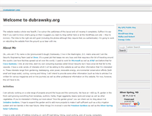 Tablet Screenshot of dubrawsky.org